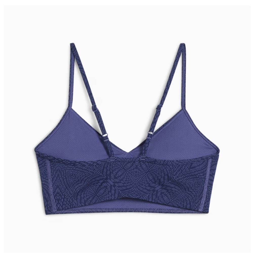 NWT Puma Women’s MOVE CLOUDSPUN Medium Support Purple Blue Sports Bra - Picture 7 of 14